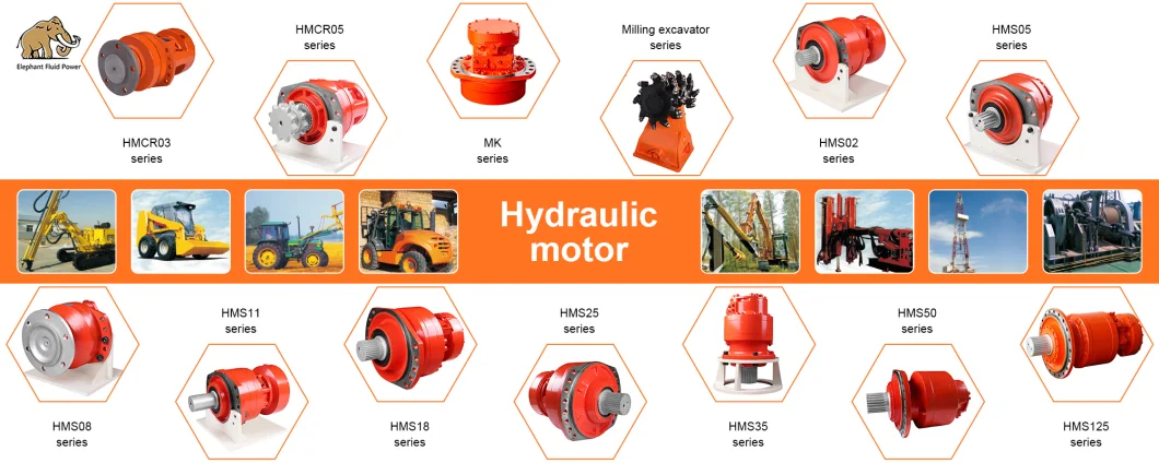 New Ome Poclain Ms02 Multipurpose Hydraulic Motors and Spare Parts