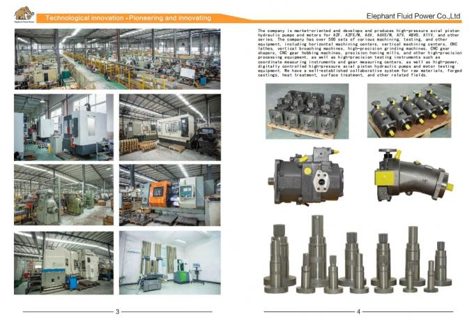 En stock Sauer Danfoss Serie MMF MMF044 MMF044DAFGABNNN Bomba de pistón hidráulica para rodillos 8