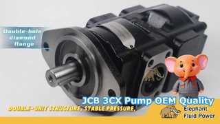 Bomba hidráulica doble Parker / JCB 3CX de calidad OEM 20/903200