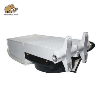 En stock Refrigerador de aceite de mezclador de hormigón Radiador 18L 20L 24L 26L Ventilador, para camión mezclador de hormigón Producción, reparación