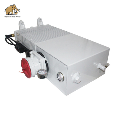 En stock Refrigerador de aceite de mezclador de hormigón Radiador 18L 20L 24L 26L Ventilador, para camión mezclador de hormigón Producción, reparación