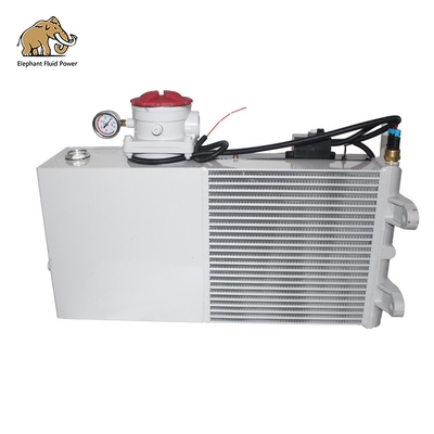 En stock Refrigerador de aceite de mezclador de hormigón Radiador 18L 20L 24L 26L Ventilador, para camión mezclador de hormigón Producción, reparación
