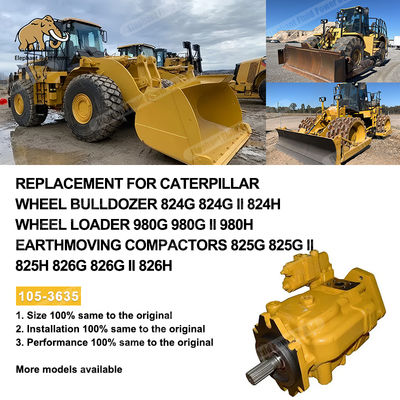 Conjunto de bomba hidráulica 105-3635 para Caterpillar 824G 824H 980G 980H con coincidencia precisa y excelente rendimiento