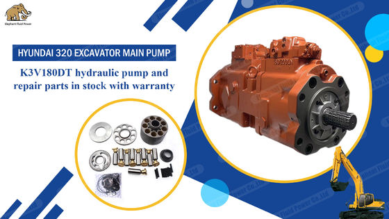 Partes de bombas hidráulicas de calidad OEM para la bomba principal de la excavadora Hyundai 320 K3V180Dt 31N9-10010